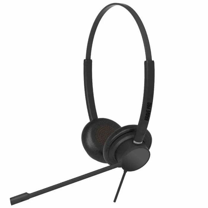 Headphones with Microphone SPC Brave Pro Black - Електроника Периферни и резервни части<<<Компютри|