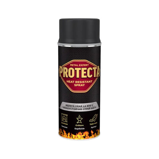 HEAT RESISTANT SPRAY WHITE 400 ML PROTECTA - Спрей бои<<<Бои за метал и дърво<<<Бои и лакове<<<Praktiker