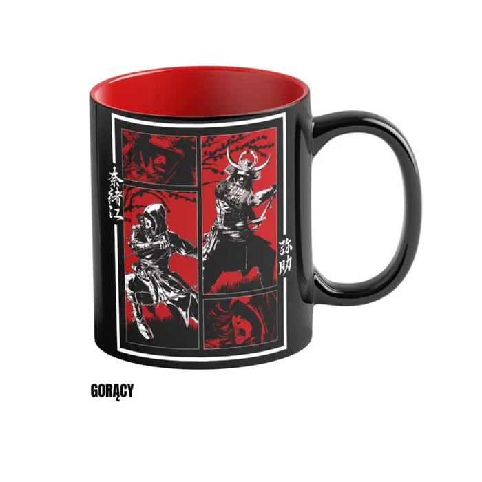 Heat Reveal Mug Good Loot Assassin’s Creed: Shadows 450 ml Black Red - MugsGDG-KUB<<<Gadgets for playersGDG<<<ActionPL