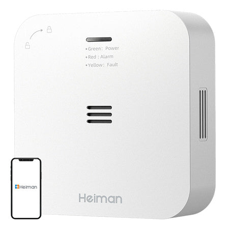 Wireless Alarm CO Heiman HM-720ES-W Interlinked