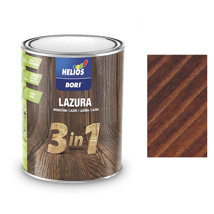 ALKYD LACQUER FOR WOOD 3B1 CHERRY 750 ML HELIOS BORI