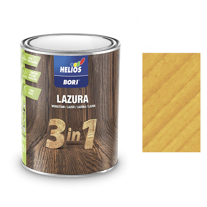 ALKYD LACQUER FOR WOOD 3B1 OAK 750 ML HELIOS BORI