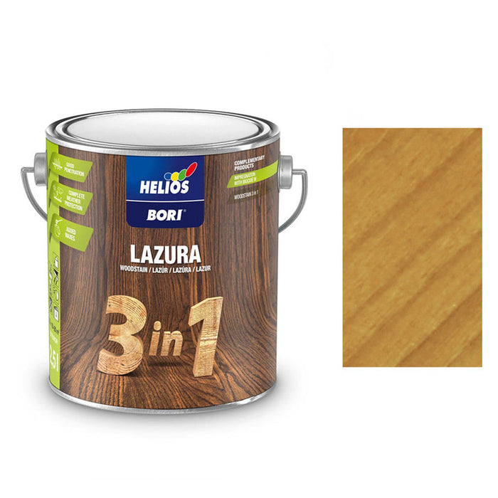 ALKYD LACQUER FOR WOOD 3B1 ALMOND 2.5 L HELIOS BORI