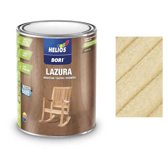 WATER SOLUBLE VARNISH WITH UV COLORLESS 750 ML HELIOS BORI