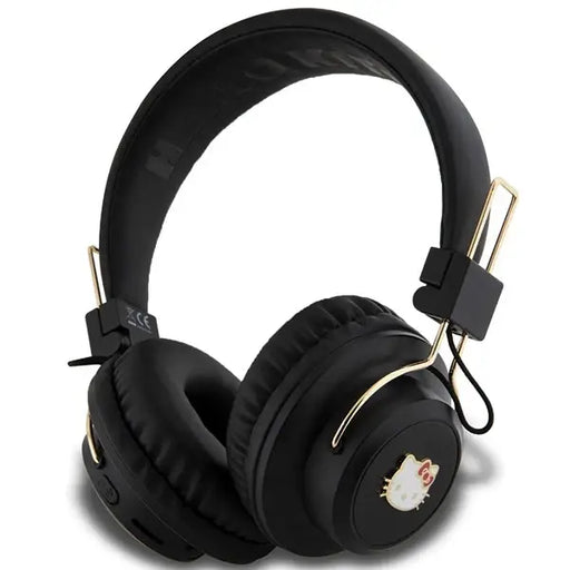Hello Kitty Metal Logo Bluetooth on-ear headphones - black - Headphones and speakers<<<HurtelXML