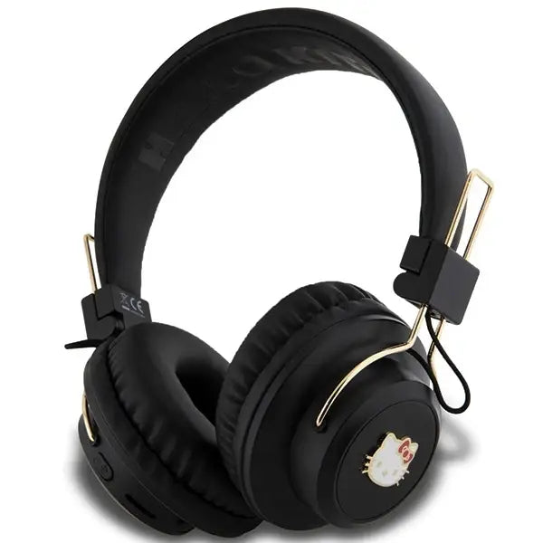 Hello Kitty Metal Logo Bluetooth on-ear headphones - black - Headphones and speakers<<<HurtelXML