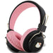 Hello Kitty Metal Logo Bluetooth on-ear headphones - pink - Headphones and speakers<<<HurtelXML