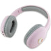 Hello Kitty Metal Logo Bluetooth on-ear headphones - pink - Headphones and speakers<<<HurtelXML