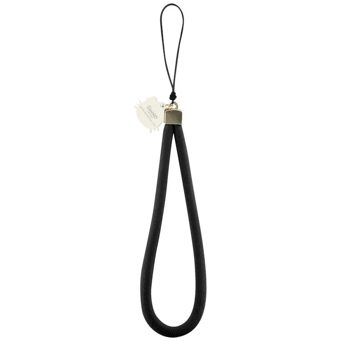 Hello Kitty Nylon Cord Kitty Head Phone Charm - Black - Other cell phone equipment<<<HurtelXML