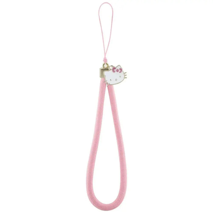 Hello Kitty Nylon Cord Kitty Head Phone Charm - Pink - Other cell phone equipment<<<HurtelXML