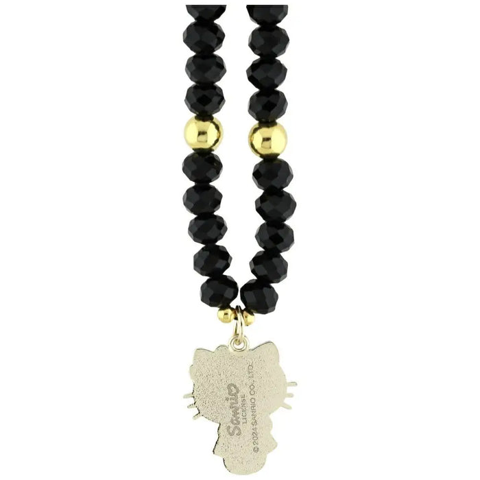 Hello Kitty Pearls and Beads Kitty Charm Phone Charm - Black - Other cell phone equipment<<<HurtelXML