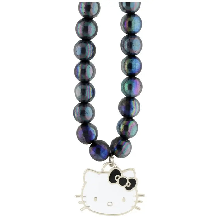 Hello Kitty Pearls Kitty Head Phone Charm - Black - Other cell phone equipment<<<HurtelXML