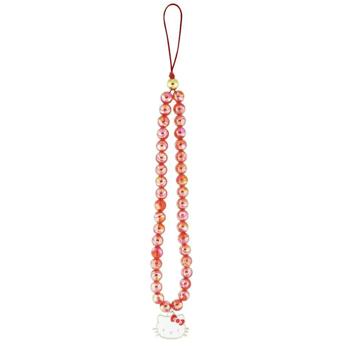 Hello Kitty Pearls Kitty Head Phone Charm - Red - Other cell phone equipment<<<HurtelXML