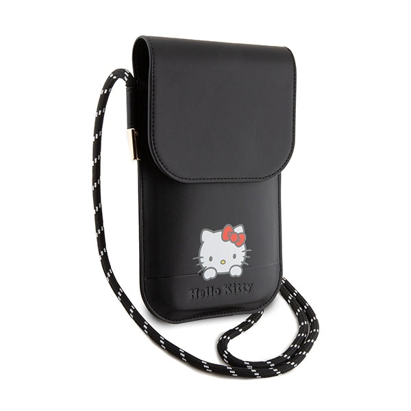 Hello Kitty Leather Daydreaming Cord bag - black