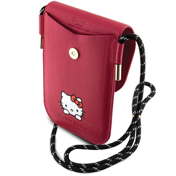Hello Kitty Leather Daydreaming Cord bag - pink