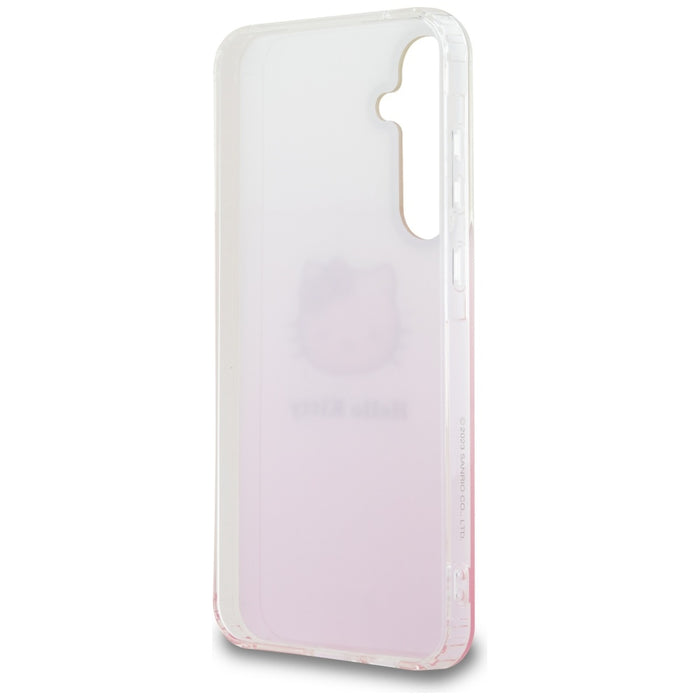 Hello Kitty IML Gradient Electrop Kitty Head case for Samsung Galaxy A55 - pink