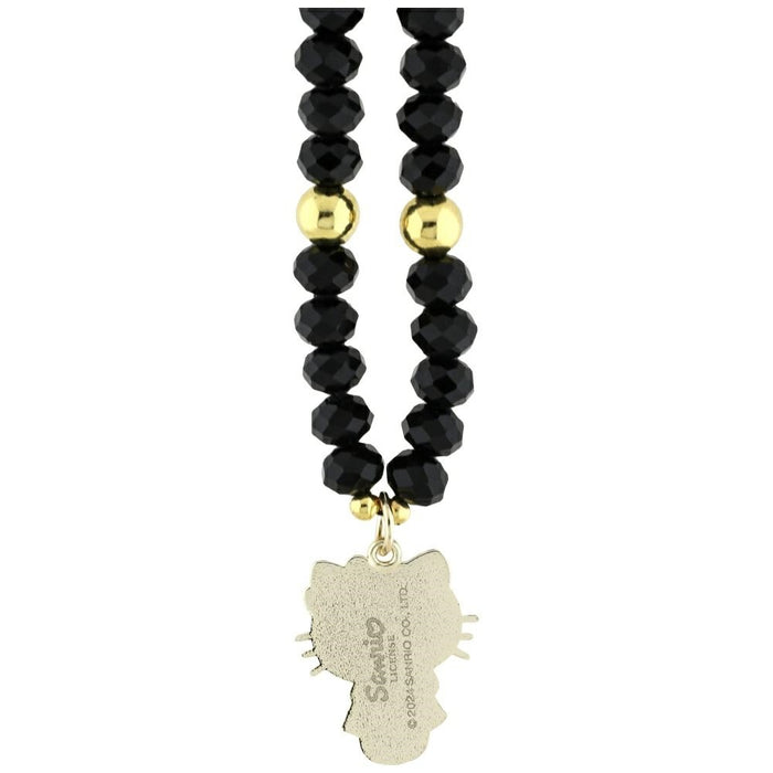 Hello Kitty Pearls and Beads Kitty Charm Phone Charm - Black