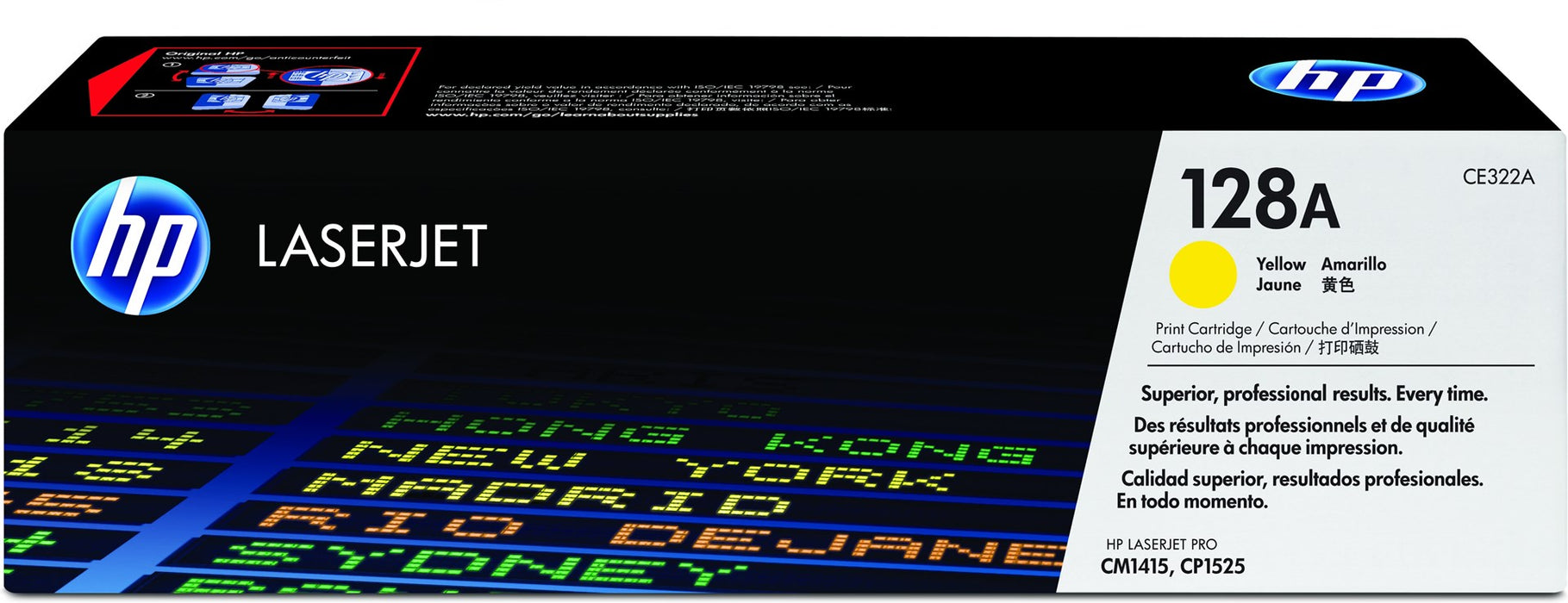 HP 128A Yellow LaserJet Toner Cartridge