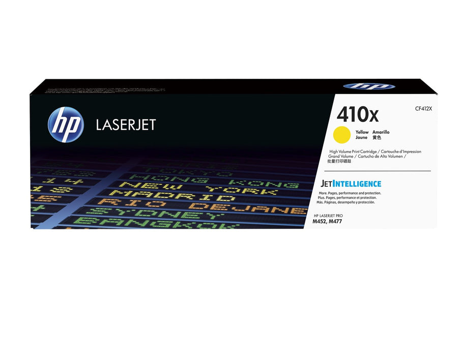 HP 410X High Yield Yellow Original LaserJet Cartridge (CF412X)