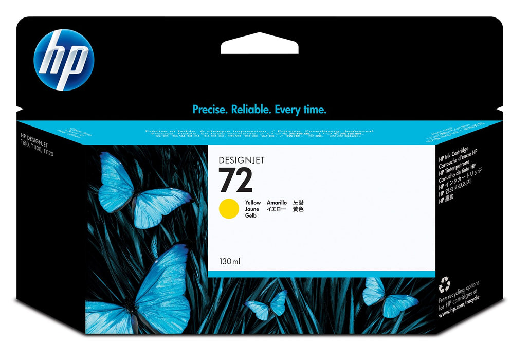 HP 72 130-ml Yellow Ink Cartridge
