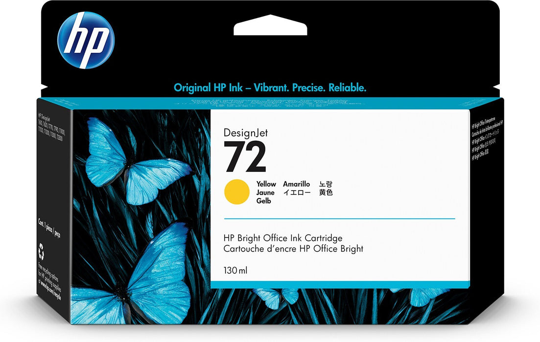 HP 72 130-ml Yellow Ink Cartridge