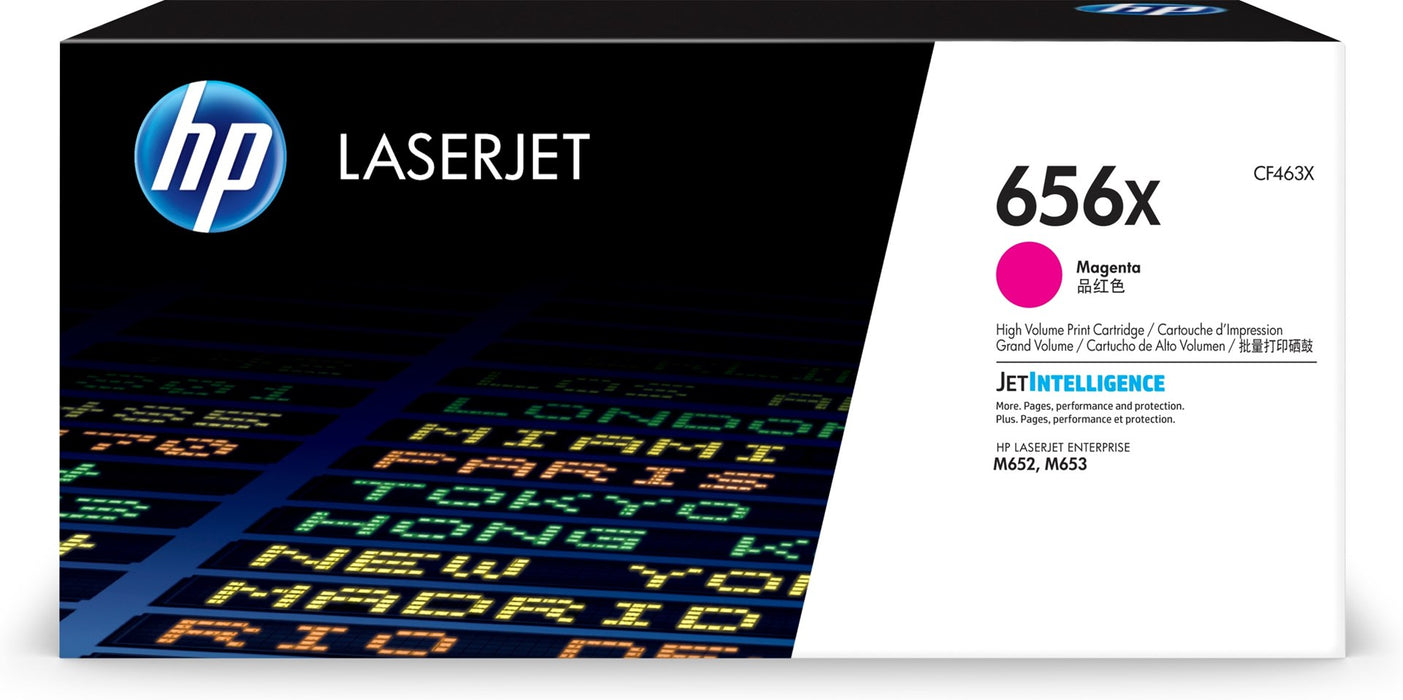 HP 656X High Yield Magenta Original LaserJet Toner Catridge (CF463X)