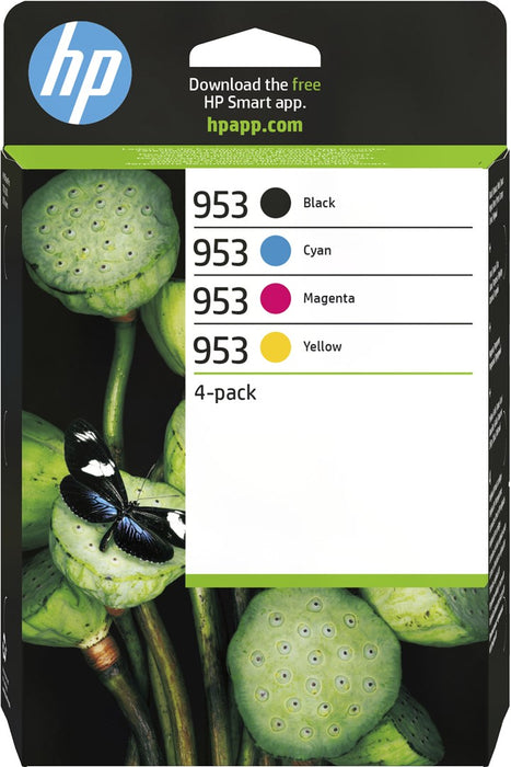 HP 953 CMYK Original Ink Cartridge 4-Pack