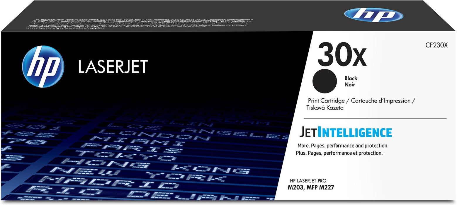 HP 30X High Capacity Black Original LaserJet Toner Cartridge (CF230X)