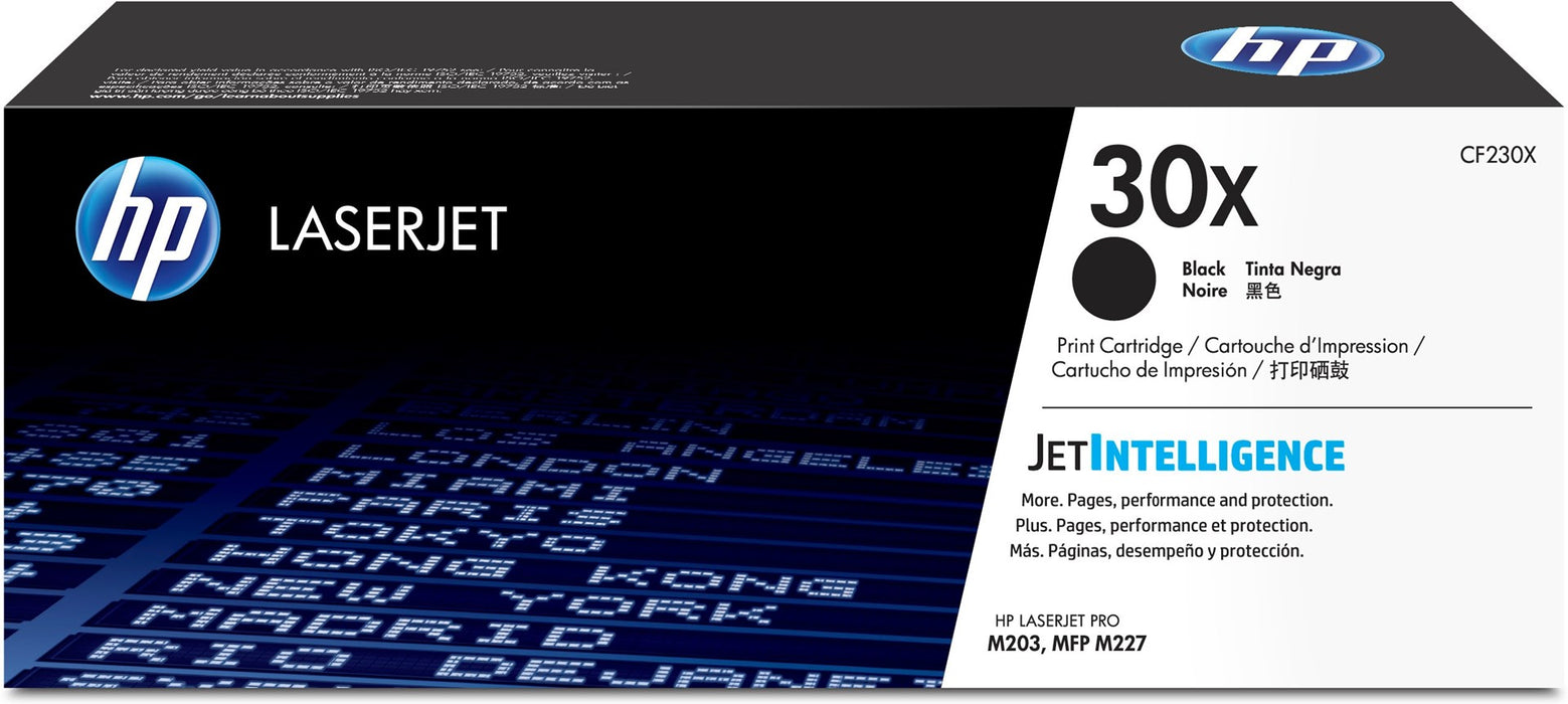 HP 30X High Capacity Black Original LaserJet Toner Cartridge (CF230X)