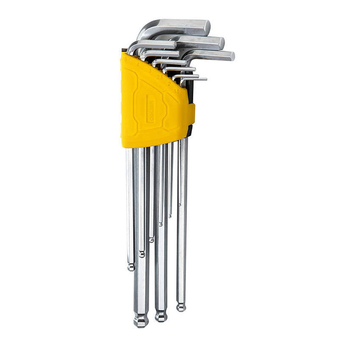 Hex Key Sets 1.5-10mm Deli Tools EDL3080 (silver) - Screwdrivers<<<Tools<<<InnproXML