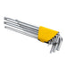 Hex Key Sets 1.5-10mm Deli Tools EDL3080 (silver) - Screwdrivers<<<Tools<<<InnproXML