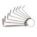 Hex Key Sets 1.5-6mm Deli Tools EDL3080 (silver) - Screwdrivers<<<Tools<<<InnproXML