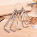 Hex Key Sets 1.5-6mm Deli Tools EDL3080 (silver) - Screwdrivers<<<Tools<<<InnproXML