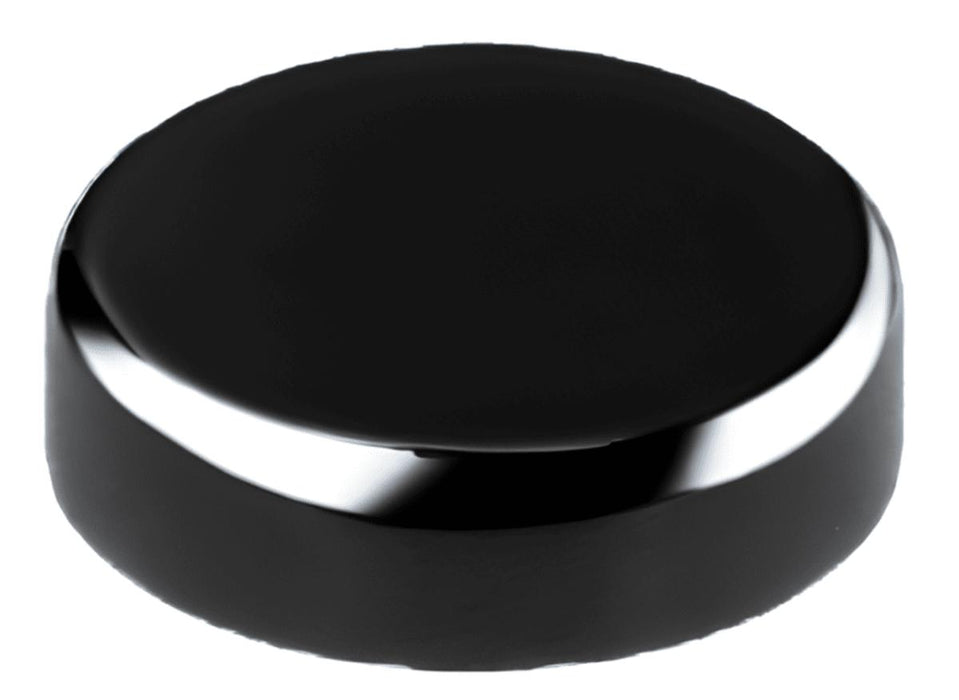 DECORATIVE HINGE CAP GLASS BLACK