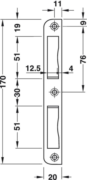 REVERSIBLE DOOR LOCKING TOOL