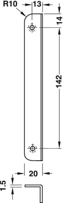 REVERSIBLE DOOR LOCKING TOOL