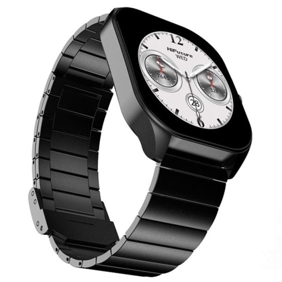 Smart watch HiFuture Apex black, 2.04" AMOLED display, sleep monitor, health monitor, sports mode, IP68 waterproof