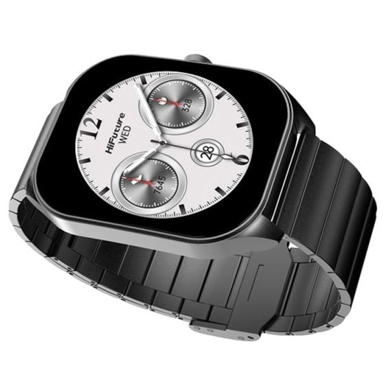 Smart watch HiFuture Apex black, 2.04" AMOLED display, sleep monitor, health monitor, sports mode, IP68 waterproof
