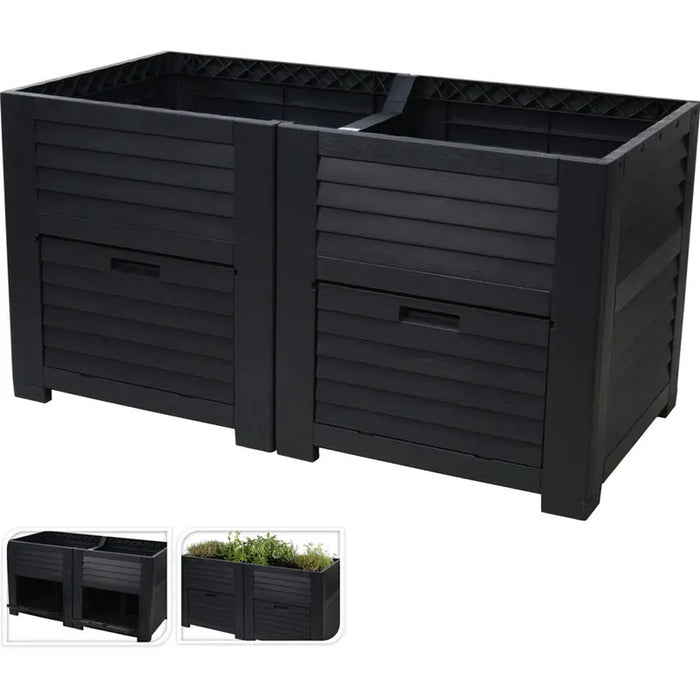 HIGH GARDEN BED 150X76X78CM Y54401010 - Арки стойки и лехи<<<Саксии кашпи и цветарници<<<Градина<<<Praktiker