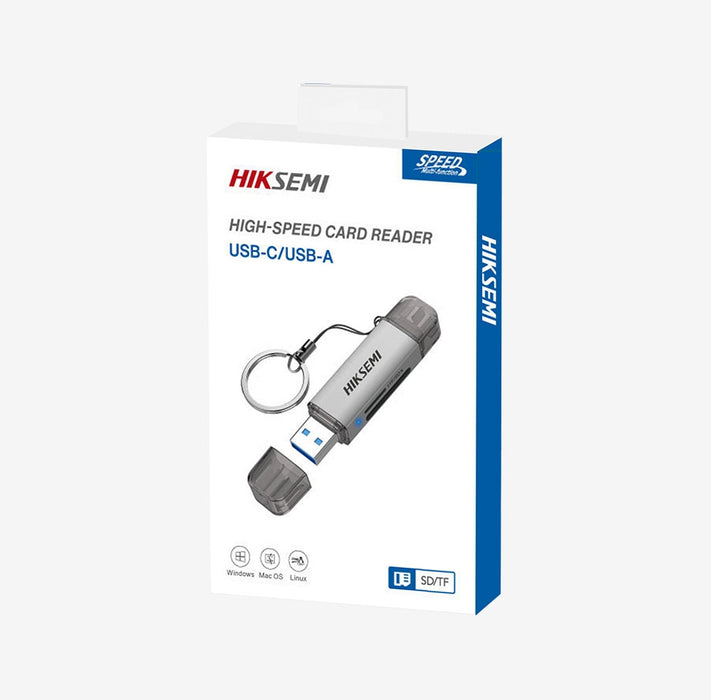 Hiksemi Card Reader, USB 3.0 and Type-C, SD cards and TF cards