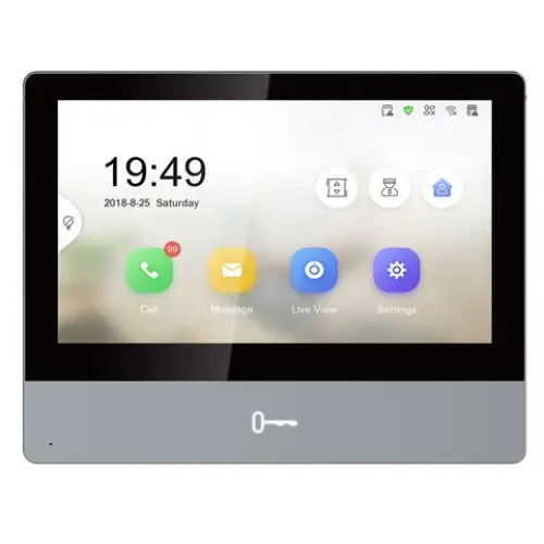 Hikvision DS-KH8350-TE1 video intercom system 17.8 cm (7’’) Black Grey - MonitorsSDO-MON<<<Door entry