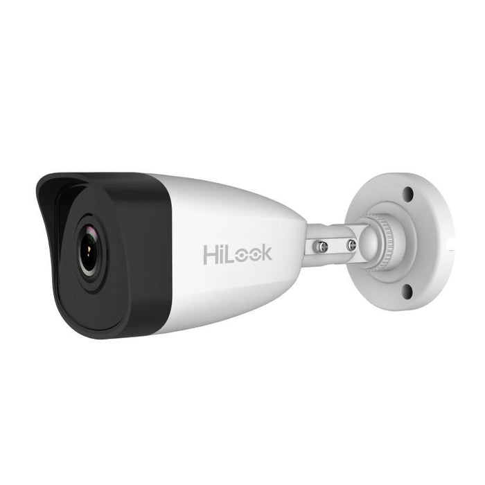 Hi-Look Fixed Bullet Network Camera 4MP, 2.8mm, IR up to 30m, H.265+, IP67, WDR, 3D DNR, 12Vdc/PoE 6.5 W