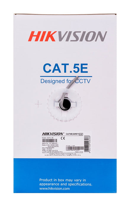 Hikvision DS-PL-5E networking cable Grey 305 m Cat5e U/UTP (UTP)