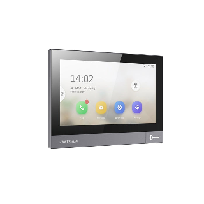 Hikvision DS-KH8381-WTE1 video intercom system 17.8 cm (7") Black