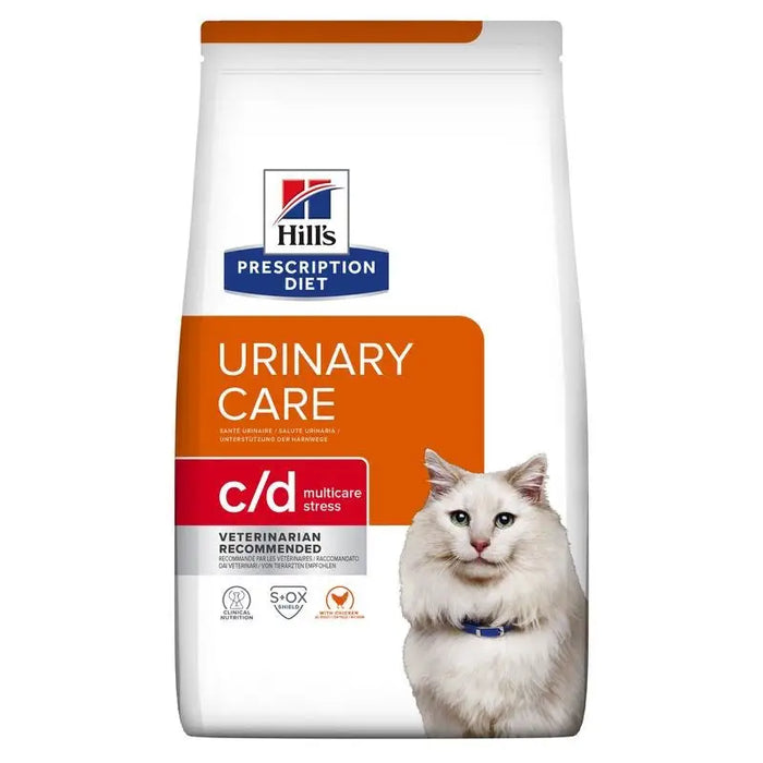 HILL’S PRESCRIPTION DIET Feline c/d Multicare Stress Dry cat food Chicken 8 kg - Dry foodDLK-KAS<<<For