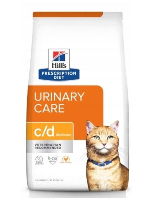 HILL'S PRESCRIPTION DIET Feline c/d Urinary Care Multicare Dry cat food Chicken 8 kg