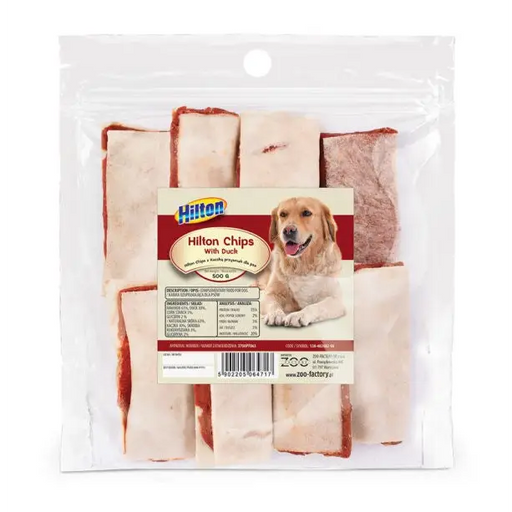 HILTON Chips with duck - dog treat - 500g - DelicaciesDLP-PRZ<<<For the dogDLP<<<ActionPL&&&DelicaciesDLP-PRZ<<<For