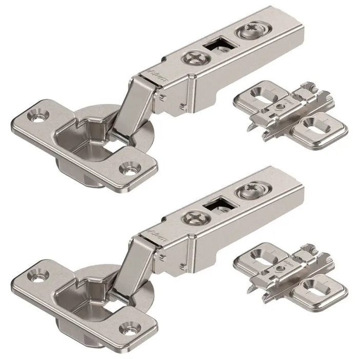 HINGE COVERED EDGE (LOW SHOULDER) 2 PCS BLUM CLIP 71M2550 - Мебелен обков<<<Мебели и обков<<<Мебели и