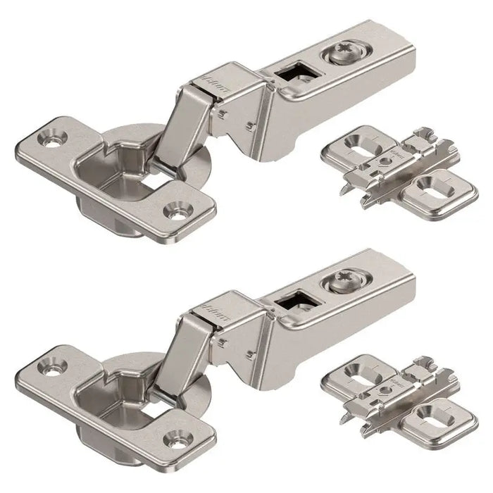 HINGE SEMI-COVERED EDGE (MIDDLE SHOULDER) 2 PCS BLUM CLIP TIP-ON 70M2650 - Мебелен обков<<<Мебели и обков<<<Мебели и
