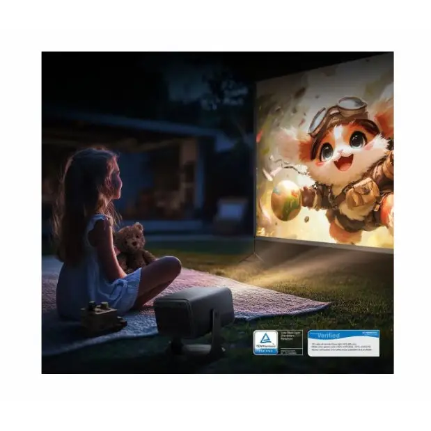 Hisense C2 Pro Smart mini Laser Projector 4K Ultra HD 3840x2160 2000:1 2600 lum 60 Hz Optical Zoom& Digital Zoom,Dolby